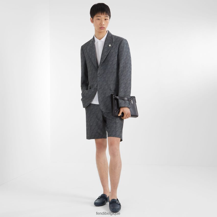 bijoux Fendi boutons de manchette en métal argent hommes 8X8J2J2692 Fendi Sac