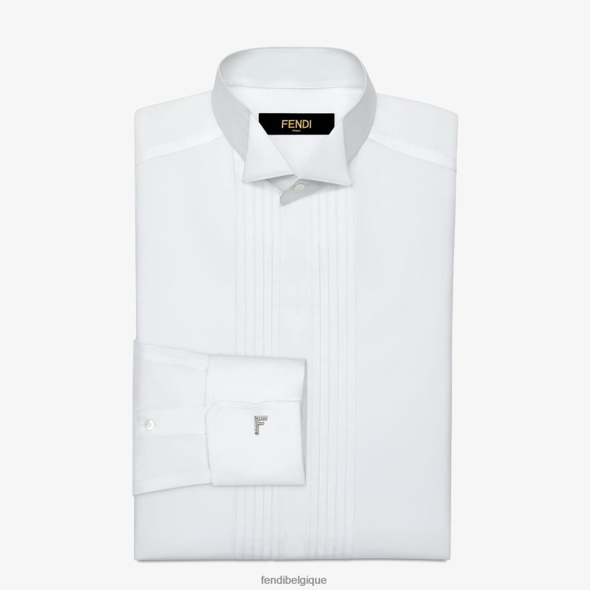 bijoux Fendi boutons de manchette en métal argent hommes 8X8J2J2735 Fendi Belgique