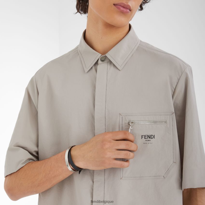 bijoux Fendi bracelet en cuir noir hommes 8X8J2J2694 Fendi Lunette De Soleil