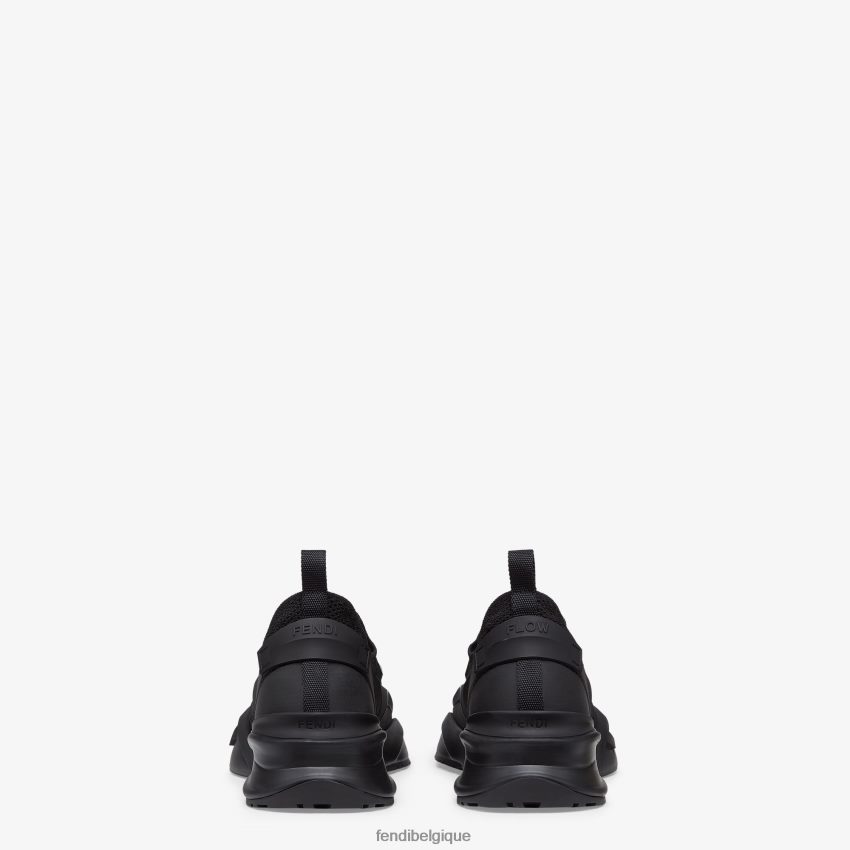 chaussures Fendi baskets de course en maille noir hommes 8X8J2J2307 Fendi Lunette De Soleil