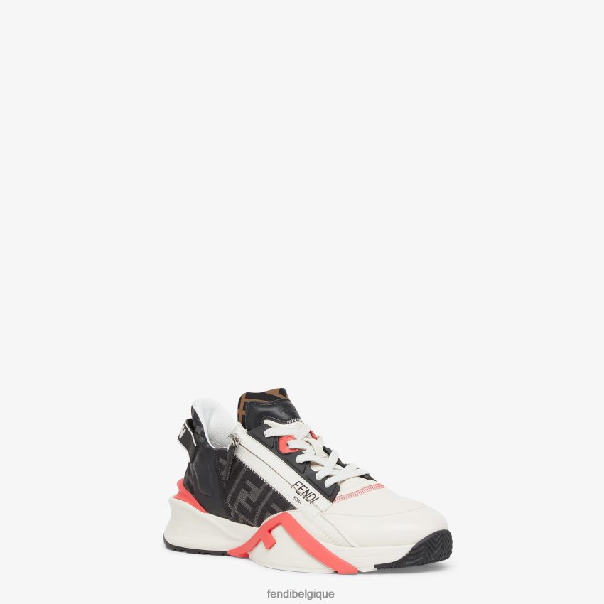 chaussures Fendi capsule du nouvel an lunaire en cuir blanc hommes 8X8J2J2306 Fendi Belgique