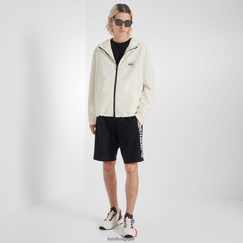 chaussures Fendi capsule du nouvel an lunaire en cuir blanc hommes 8X8J2J2306 Fendi Belgique