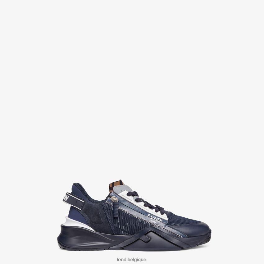 chaussures Fendi chaussures basses en tissu noir hommes 8X8J2J2270 Fendi Belgique