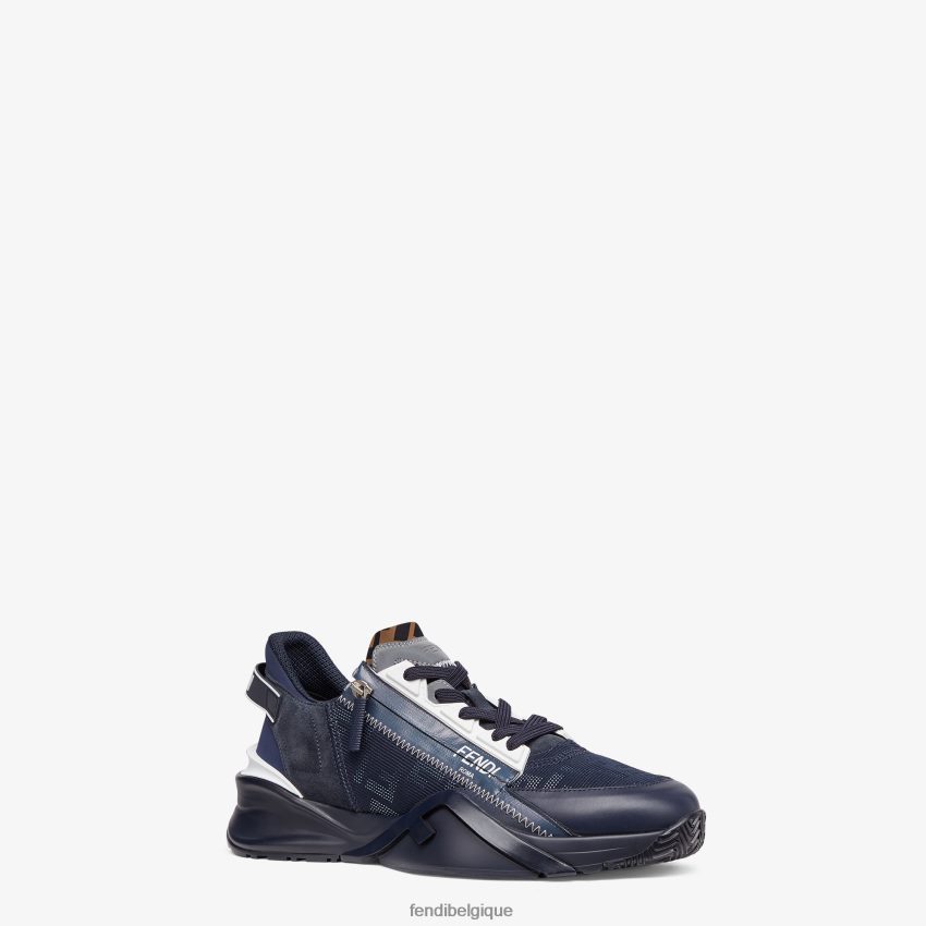 chaussures Fendi chaussures basses en tissu noir hommes 8X8J2J2270 Fendi Belgique