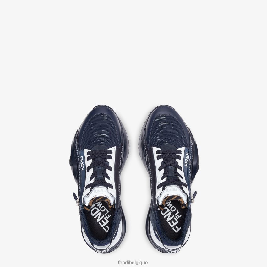 chaussures Fendi chaussures basses en tissu noir hommes 8X8J2J2270 Fendi Belgique