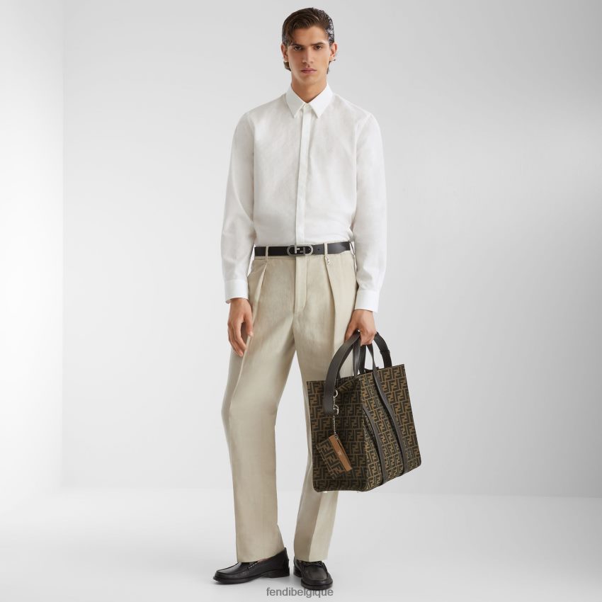 chaussures Fendi mocassins en cuir noir hommes 8X8J2J2286 Fendi Lunette De Soleil