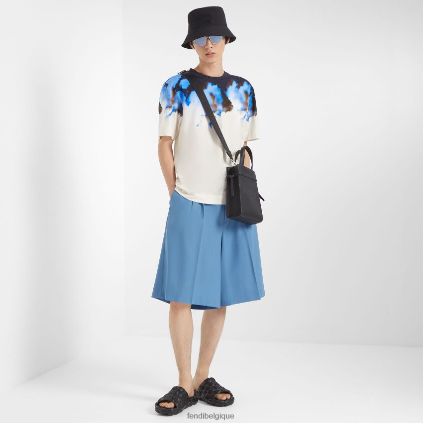 chaussures Fendi toboggans en caoutchouc noir hommes 8X8J2J2230 Fendi Sac