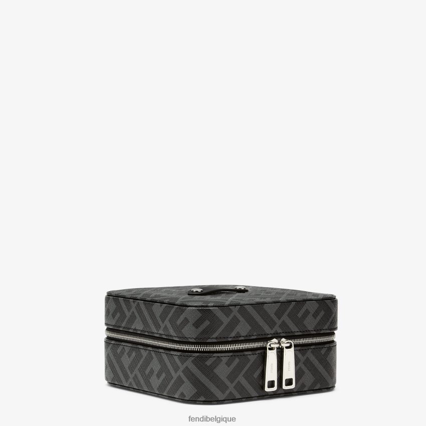 accessoires Fendi coffret à bijoux fantaisie en pu gris hommes 8X8J2J2514 Fendi Lunette De Soleil