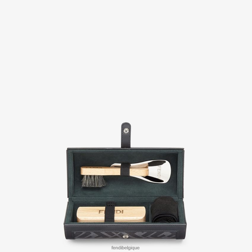 accessoires Fendi kit d\'entretien pour chaussures en tissu noir hommes 8X8J2J2494 Fendi Sac