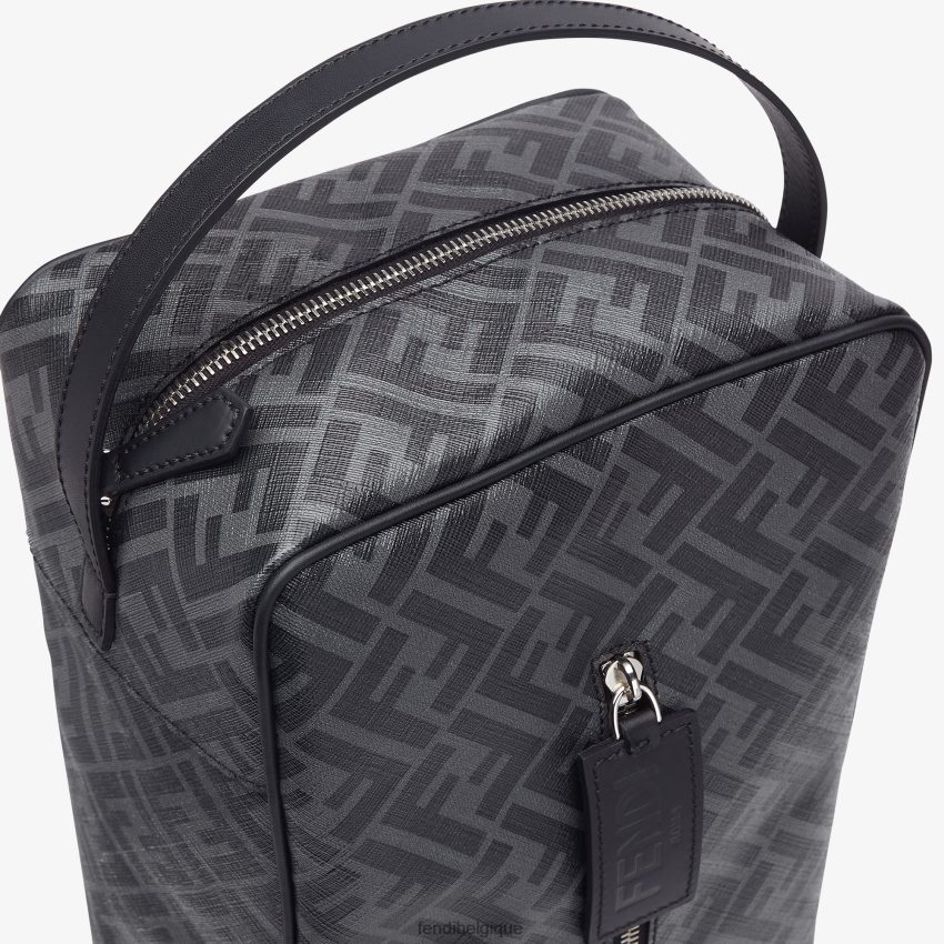 accessoires Fendi range-chaussures en tissu noir hommes 8X8J2J2569 Fendi Sac