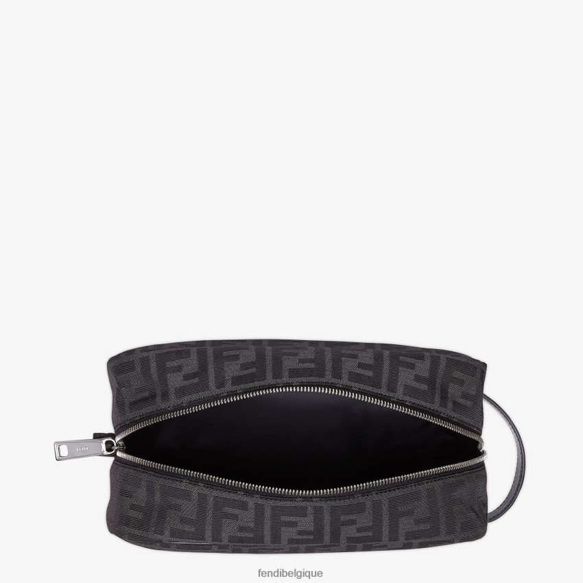 accessoires Fendi trousse de toilette en tissu ff noir hommes 8X8J2J2331 Fendi Lunette De Soleil