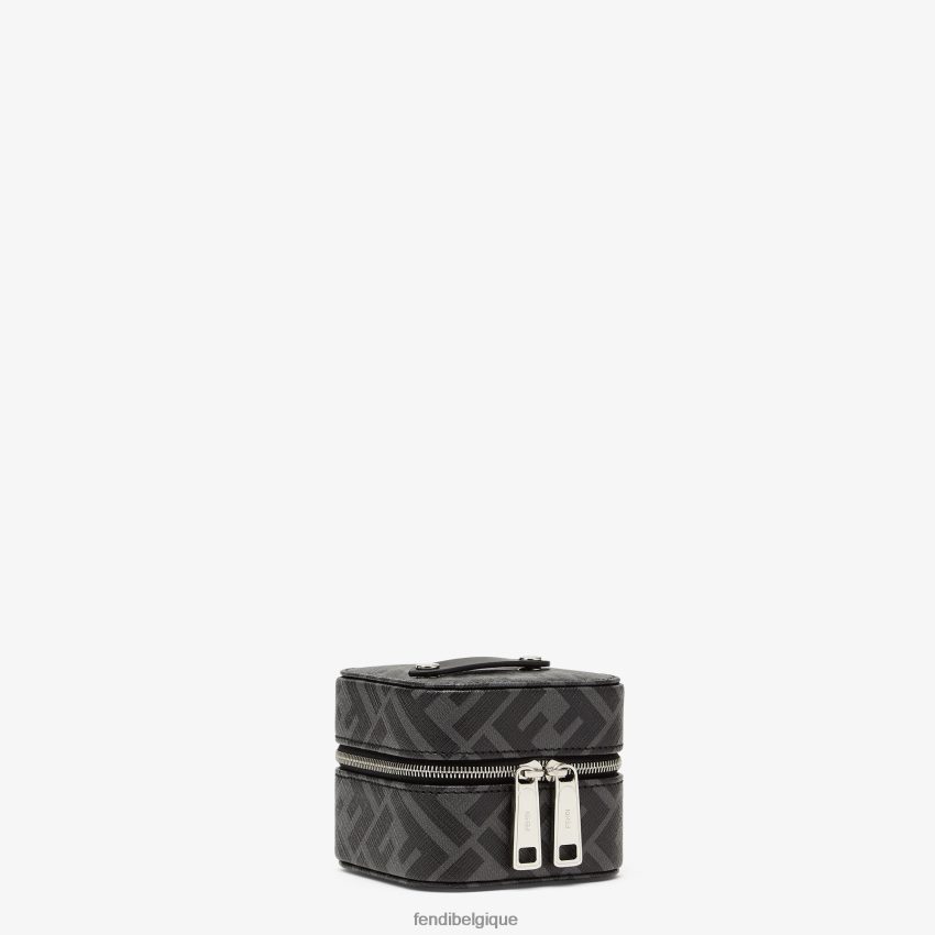 accessoires Fendi étui à boutons de manchette en PU gris hommes 8X8J2J2513 Fendi Belgique