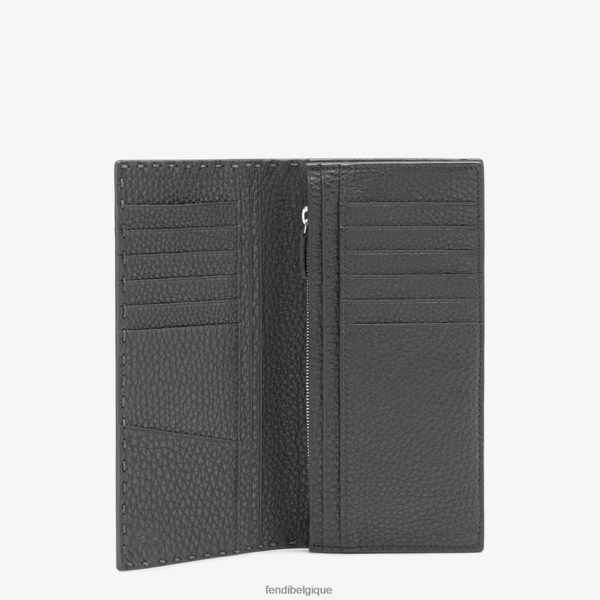 accessoires Fendi continental en cuir romain gris hommes 8X8J2J2682 Fendi Lunette De Soleil