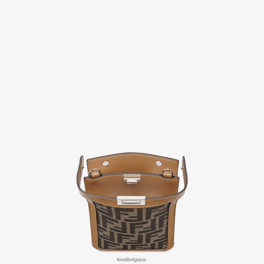 accessoires Fendi coque de téléphone en tissu brun hommes 8X8J2J2620 Fendi Sac