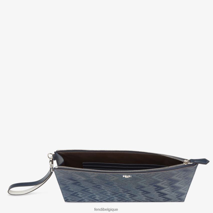 accessoires Fendi pochette en cuir ombre multicolore hommes 8X8J2J1863 Fendi Lunette De Soleil