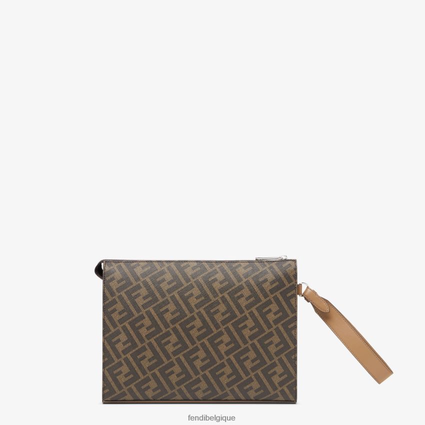 accessoires Fendi pochette en cuir à pochette diagonale multicolore hommes 8X8J2J1855 Fendi Sac