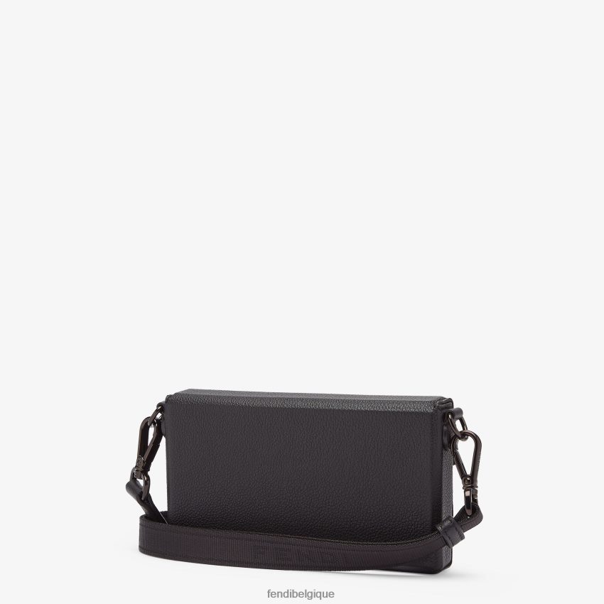 accessoires Fendi pochette pour téléphone en cuir noir hommes 8X8J2J2584 Fendi Sac