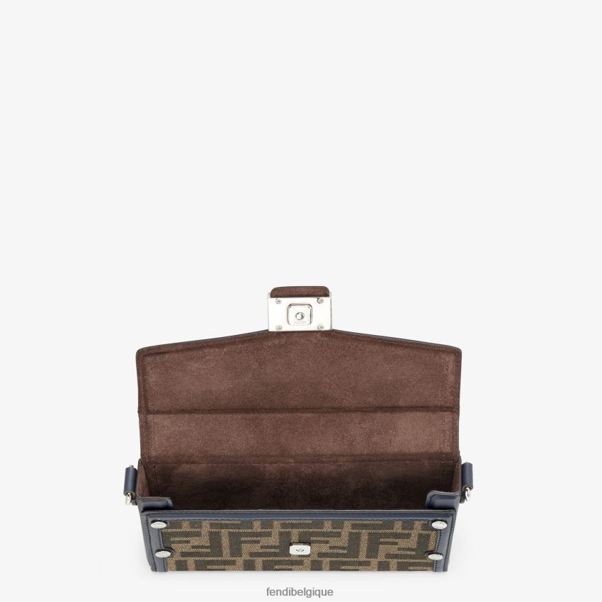 accessoires Fendi pochette pour téléphone en tissu brun hommes 8X8J2J2585 Fendi Belgique