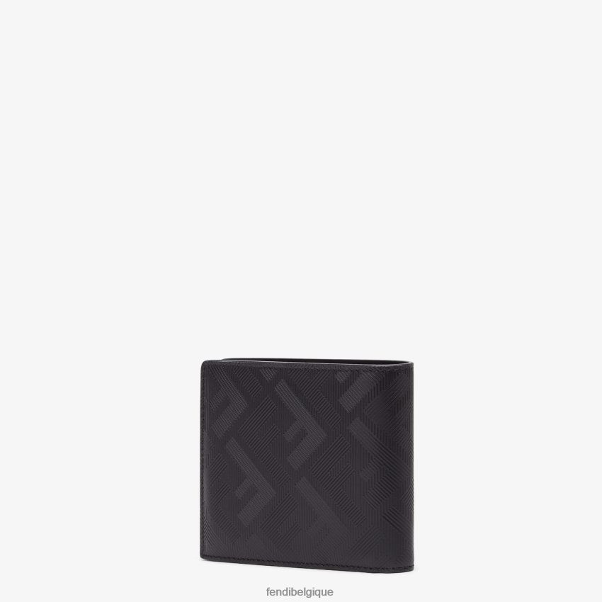 accessoires Fendi portefeuille à deux volets en cuir multicolore hommes 8X8J2J2597 Fendi Belgique