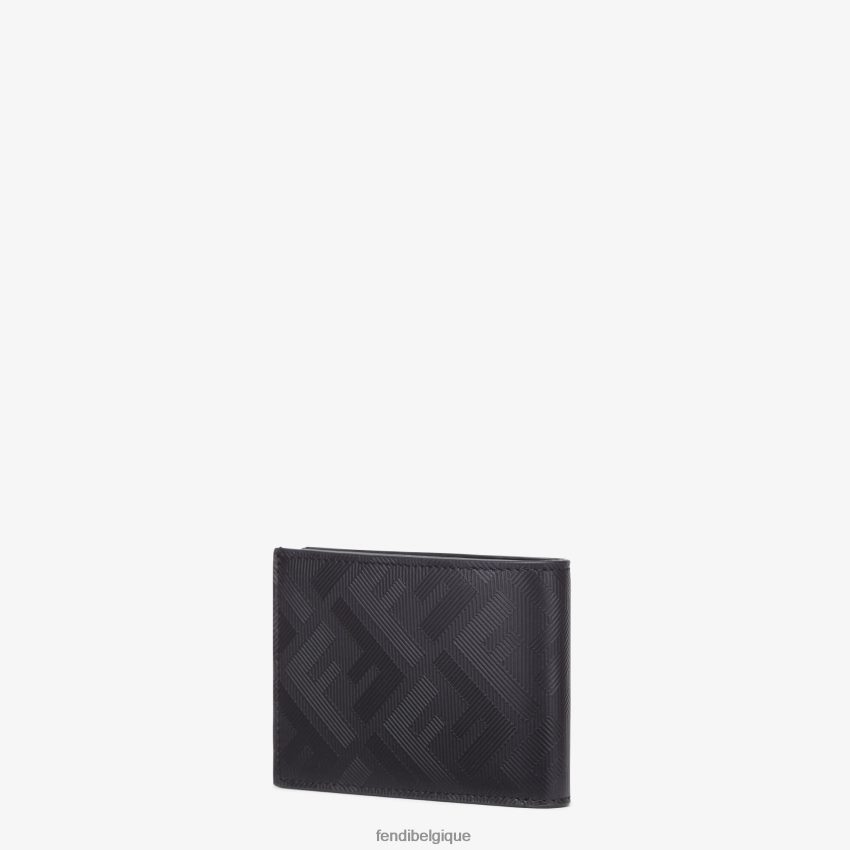 accessoires Fendi portefeuille à deux volets en cuir multicolore hommes 8X8J2J2654 Fendi Belgique
