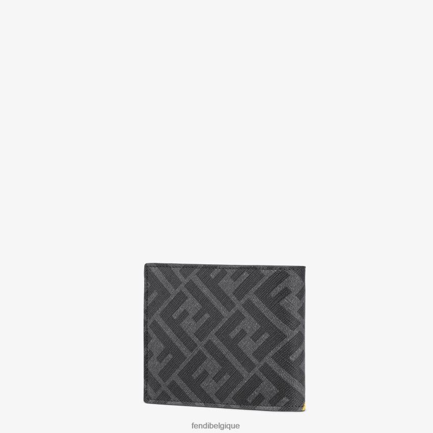 accessoires Fendi portefeuille à deux volets en tissu mode hommes 8X8J2J2621 Fendi Belgique