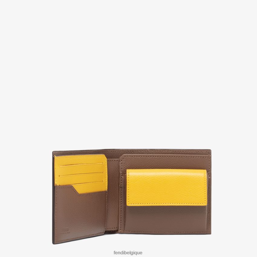 accessoires Fendi tissu plié en deux brun hommes 8X8J2J2591 Fendi Belgique