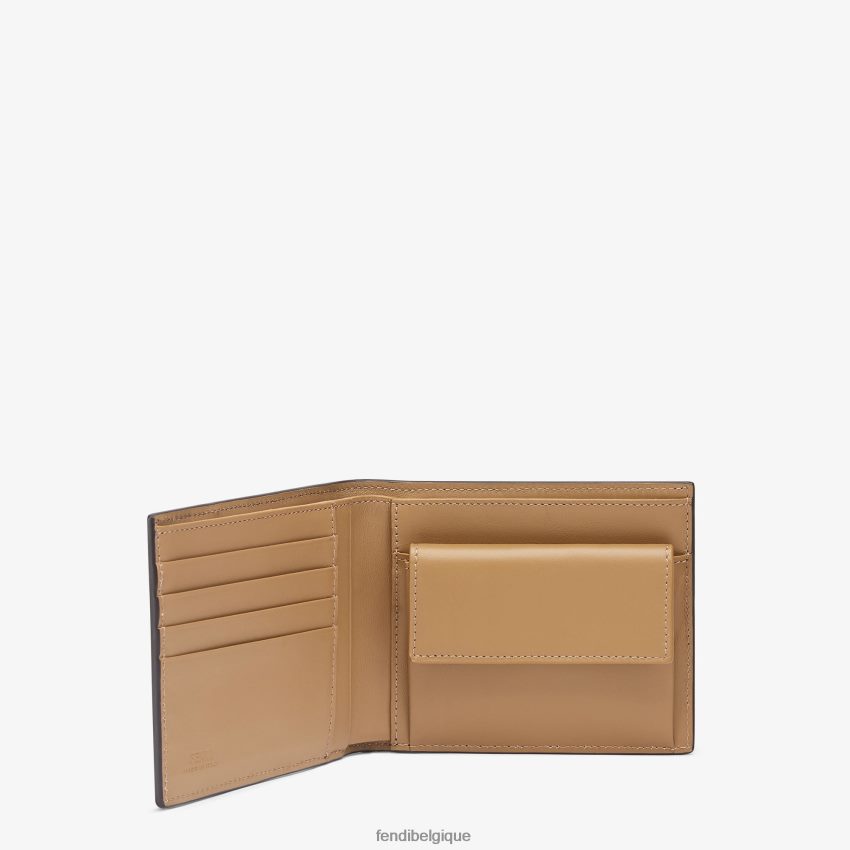 accessoires Fendi tissu plié en deux brun hommes 8X8J2J2629 Fendi Sac