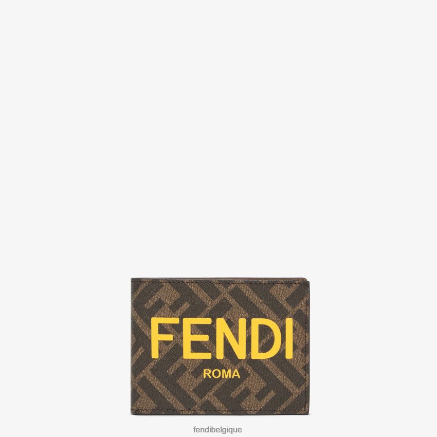 accessoires Fendi tissu plié en deux brun hommes 8X8J2J2637 Fendi Lunette De Soleil