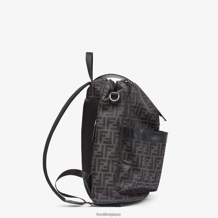 accessoires Fendi sac à dos en tissu ff noir hommes 8X8J2J1861 Fendi Sac