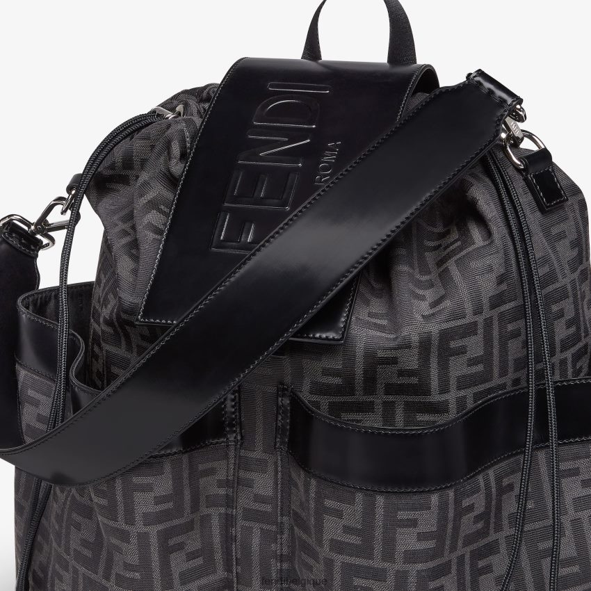 accessoires Fendi sac à dos en tissu jacquard ff multicolore hommes 8X8J2J1836 Fendi Lunette De Soleil