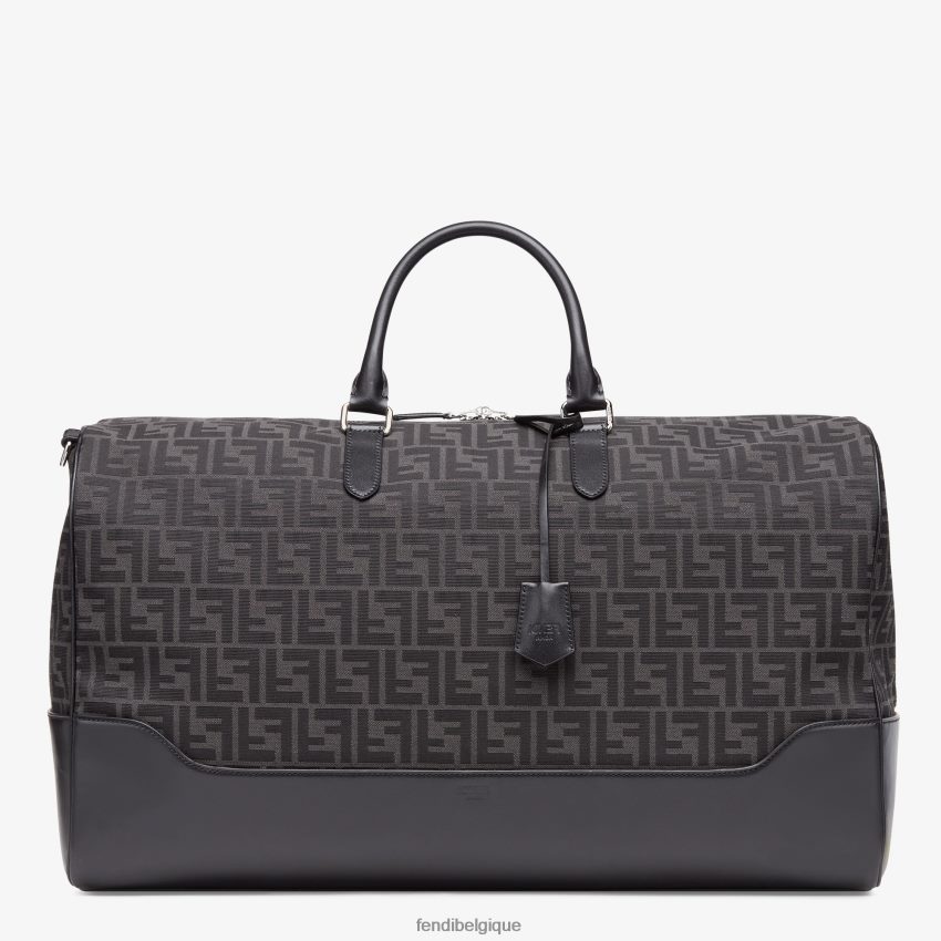 accessoires Fendi grand sac en tissu jacquard ff gris hommes 8X8J2J1845 Fendi Lunette De Soleil