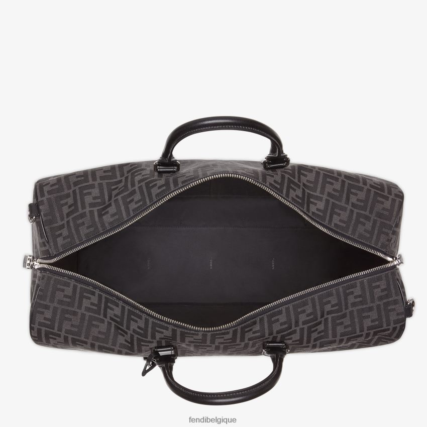 accessoires Fendi grand sac en tissu jacquard ff gris hommes 8X8J2J1845 Fendi Lunette De Soleil