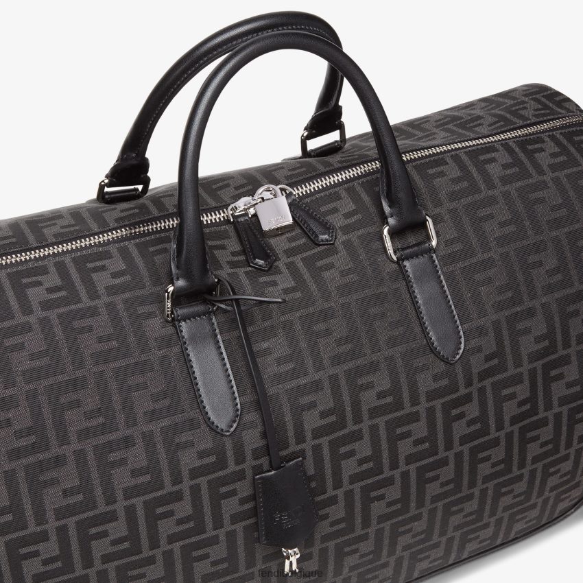 accessoires Fendi grand sac en tissu jacquard ff gris hommes 8X8J2J1845 Fendi Lunette De Soleil