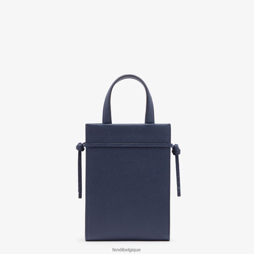 accessoires Fendi mini sac en cuir go to shopper bleu hommes 8X8J2J1826 Fendi Belgique