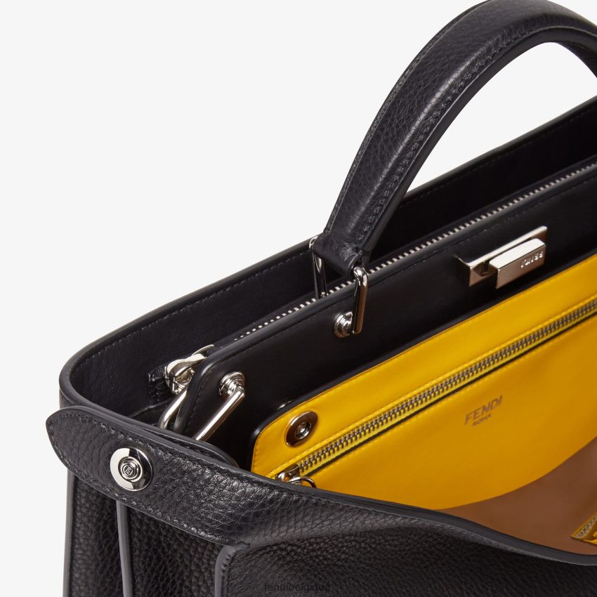 accessoires Fendi peekaboo iseeu sac en cuir moyen noir hommes 8X8J2J1817 Fendi Belgique