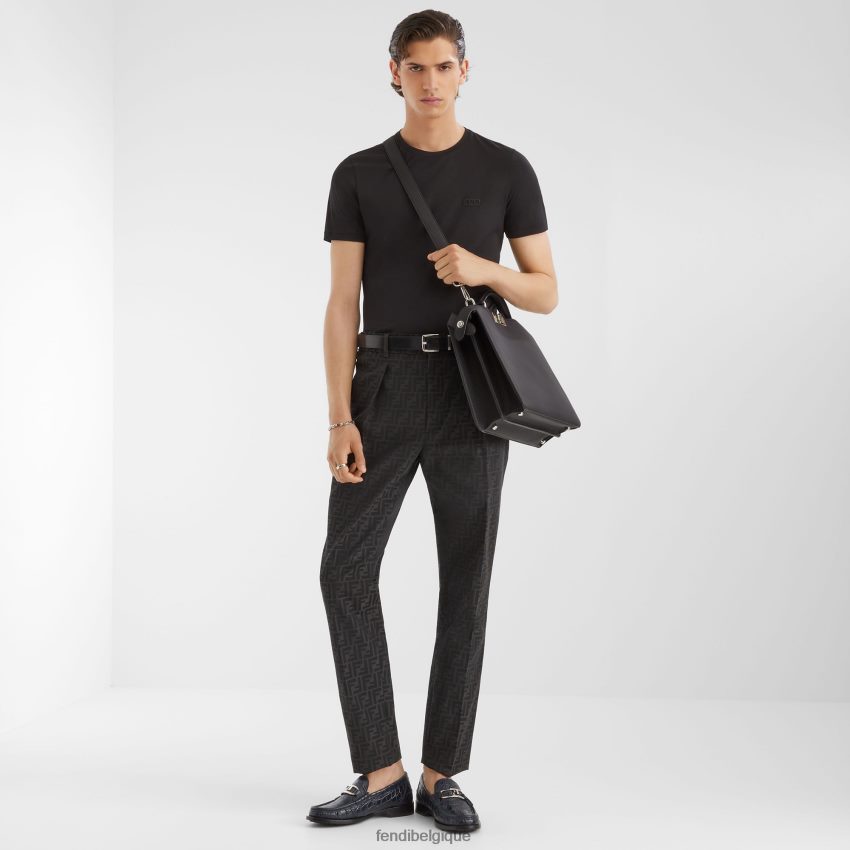 accessoires Fendi peekaboo iseeu sac en cuir moyen noir hommes 8X8J2J1817 Fendi Belgique