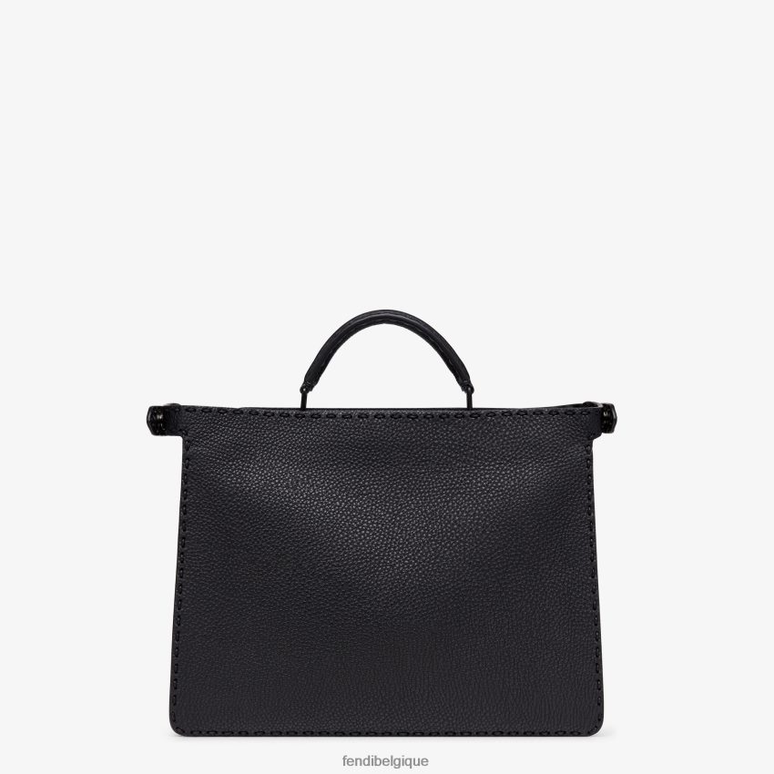 accessoires Fendi peekaboo iseeu sac en cuir moyen noir hommes 8X8J2J1900 Fendi Sac