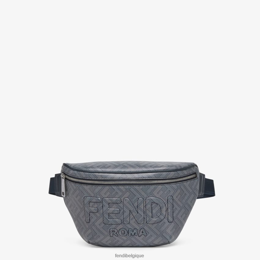 accessoires Fendi sac ceinture en cuir avec imprimé ff rayé multicolore hommes 8X8J2J1793 Fendi Belgique