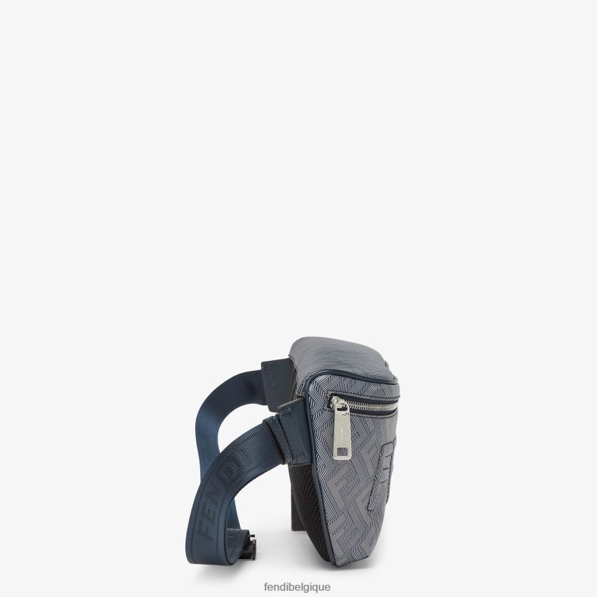 accessoires Fendi sac ceinture en cuir avec imprimé ff rayé multicolore hommes 8X8J2J1793 Fendi Belgique