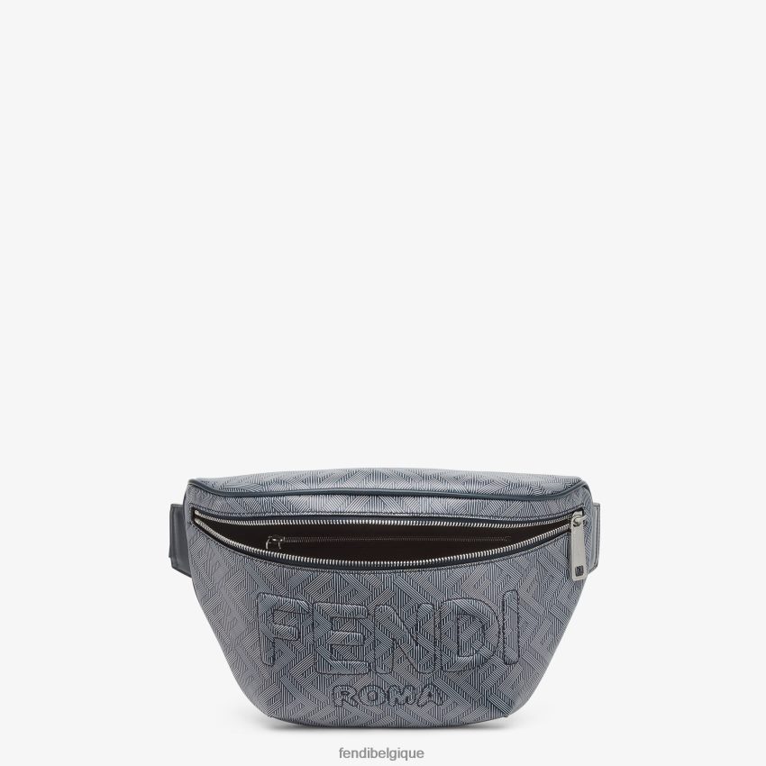 accessoires Fendi sac ceinture en cuir avec imprimé ff rayé multicolore hommes 8X8J2J1793 Fendi Belgique