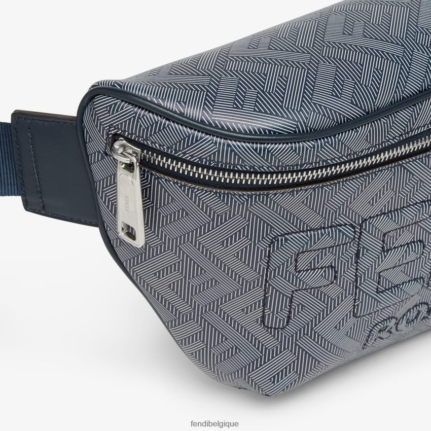 accessoires Fendi sac ceinture en cuir avec imprimé ff rayé multicolore hommes 8X8J2J1793 Fendi Belgique