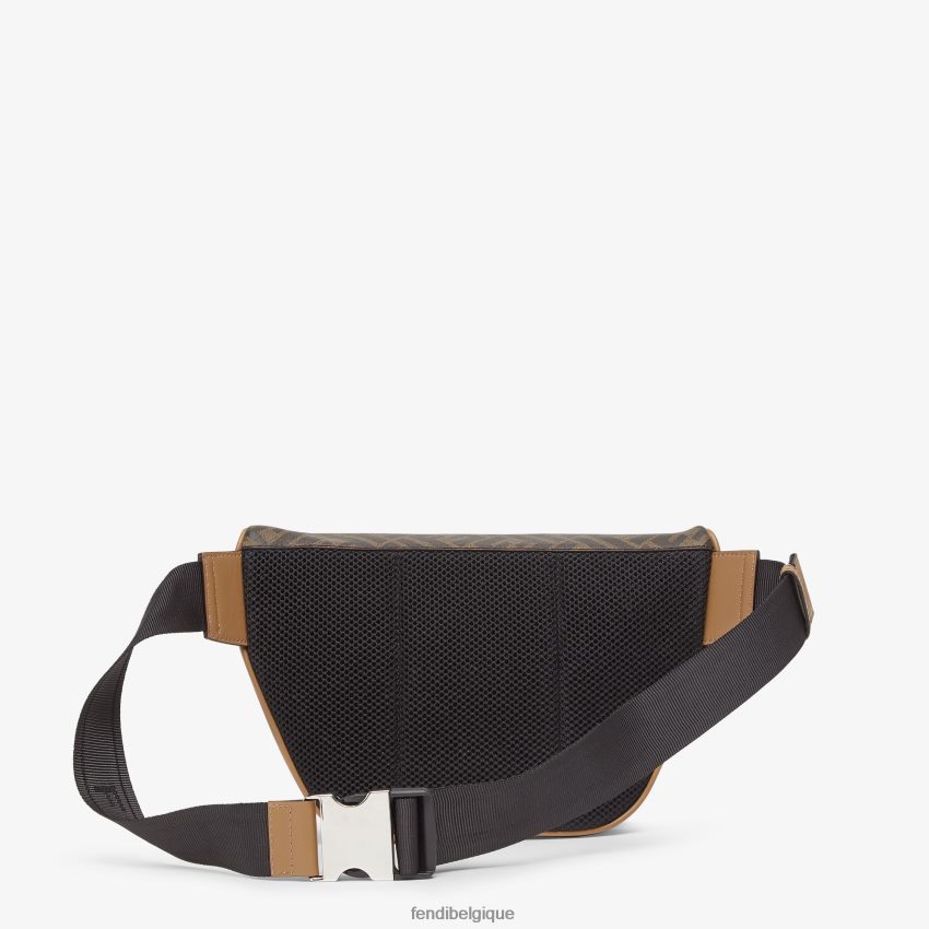 accessoires Fendi sac ceinture en cuir multicolore hommes 8X8J2J1853 Fendi Belgique
