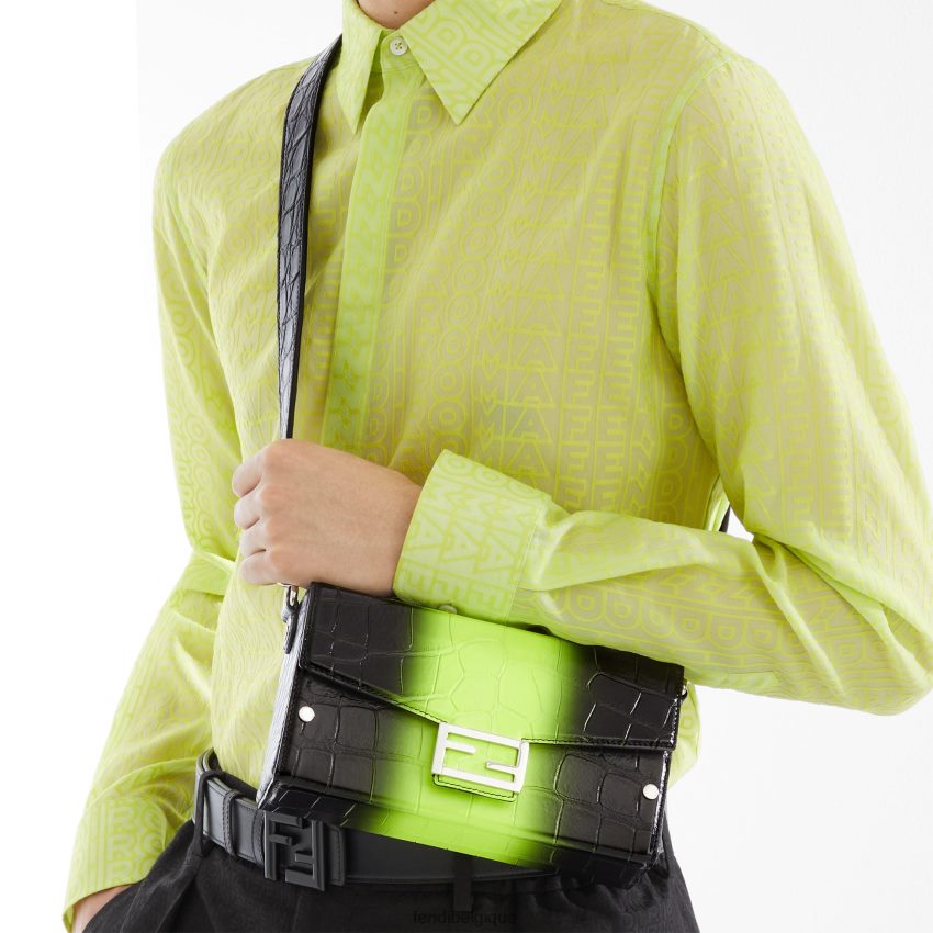 accessoires Fendi sac en alligator néon noir hommes 8X8J2J1872 Fendi Lunette De Soleil