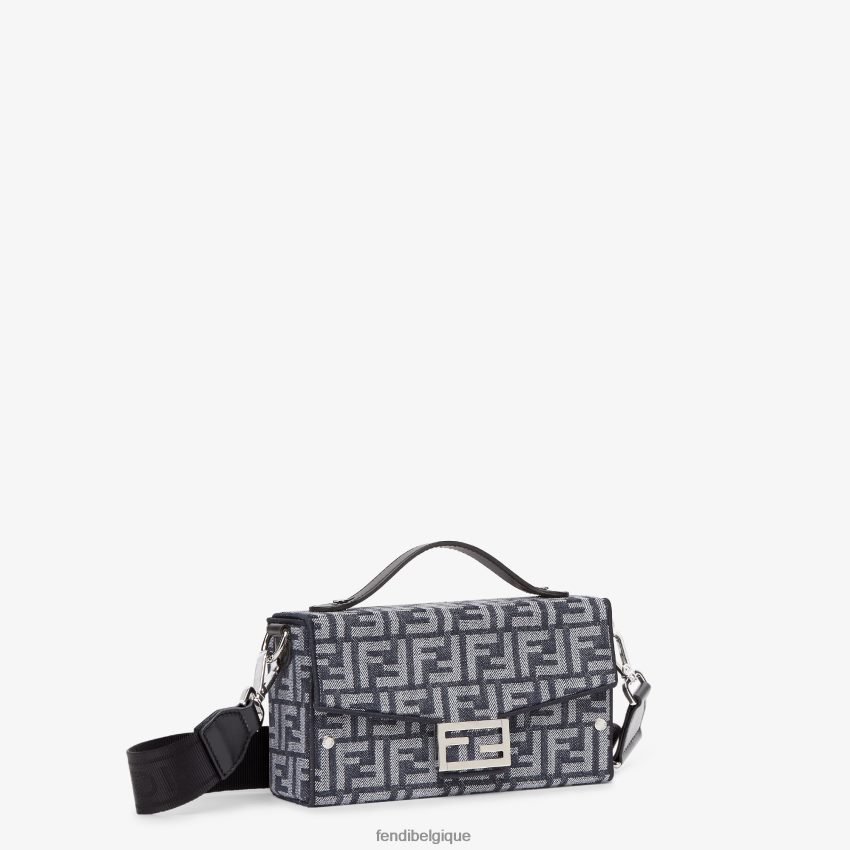 accessoires Fendi sac en cuir baguette souple bleu hommes 8X8J2J1851 Fendi Lunette De Soleil