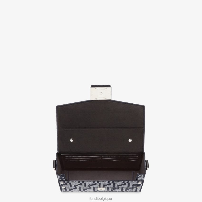 accessoires Fendi sac en cuir baguette souple bleu hommes 8X8J2J1851 Fendi Lunette De Soleil