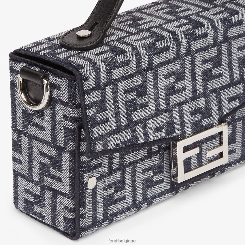 accessoires Fendi sac en cuir baguette souple bleu hommes 8X8J2J1851 Fendi Lunette De Soleil