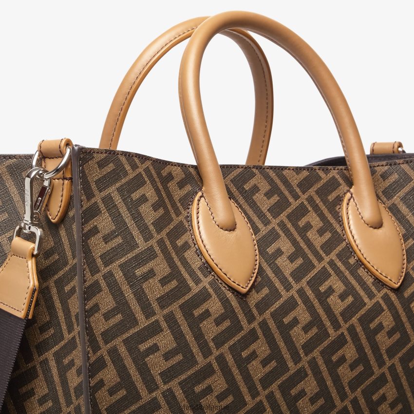 accessoires Fendi sac en cuir et tissu ff brun hommes 8X8J2J1854 Fendi Lunette De Soleil