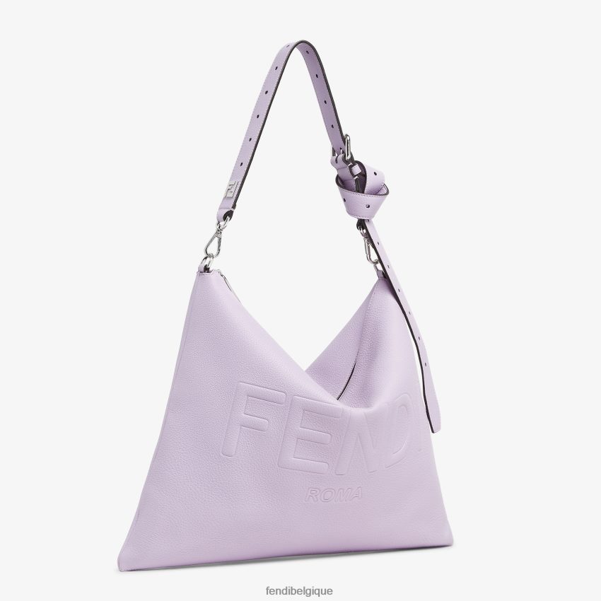 accessoires Fendi sac en cuir lilas violet hommes 8X8J2J1828 Fendi Sac