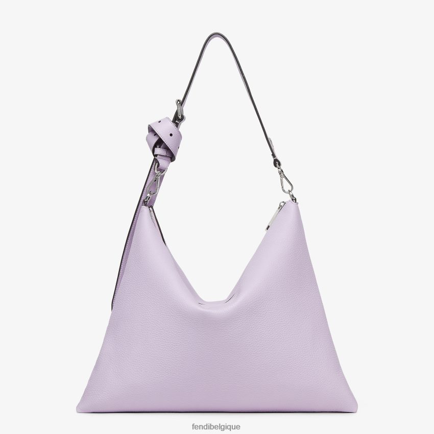 accessoires Fendi sac en cuir lilas violet hommes 8X8J2J1828 Fendi Sac