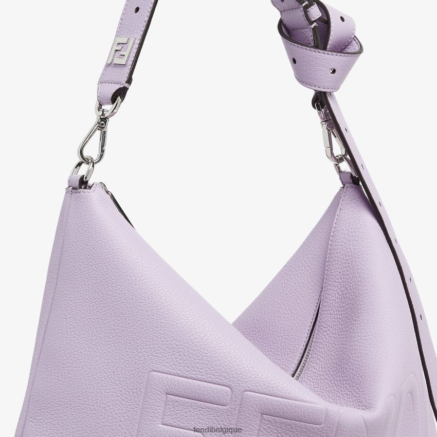 accessoires Fendi sac en cuir lilas violet hommes 8X8J2J1828 Fendi Sac